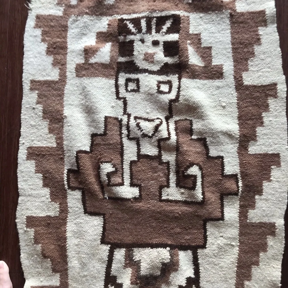 🗿SOFT WOOL TRIBAL RUG or WALLHANGING